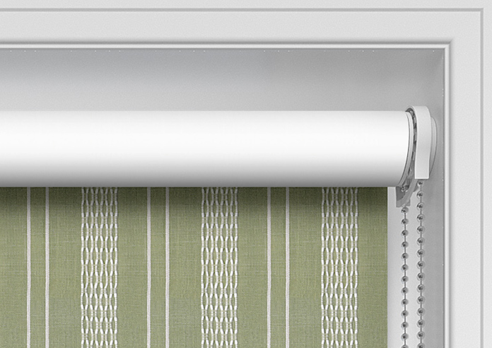 Form Striped, Olive Green - Twist&Fit Roller Blind - Image 11